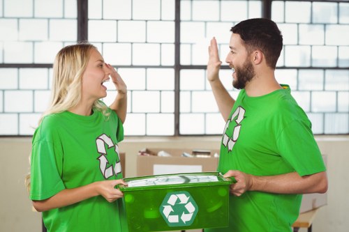 Secure document disposal in office clearance